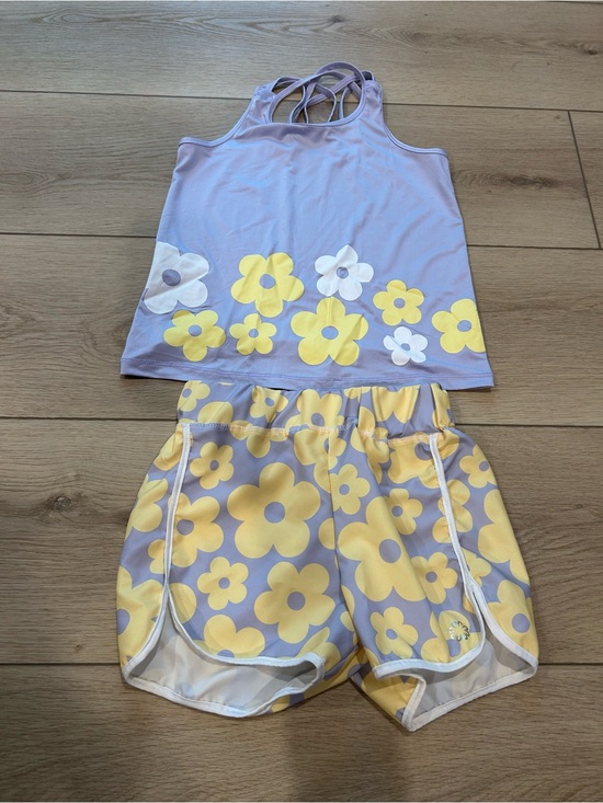 Pro Player Other - Pro Player Lavender Tank & Yellow Floral Shorts Pajama Set